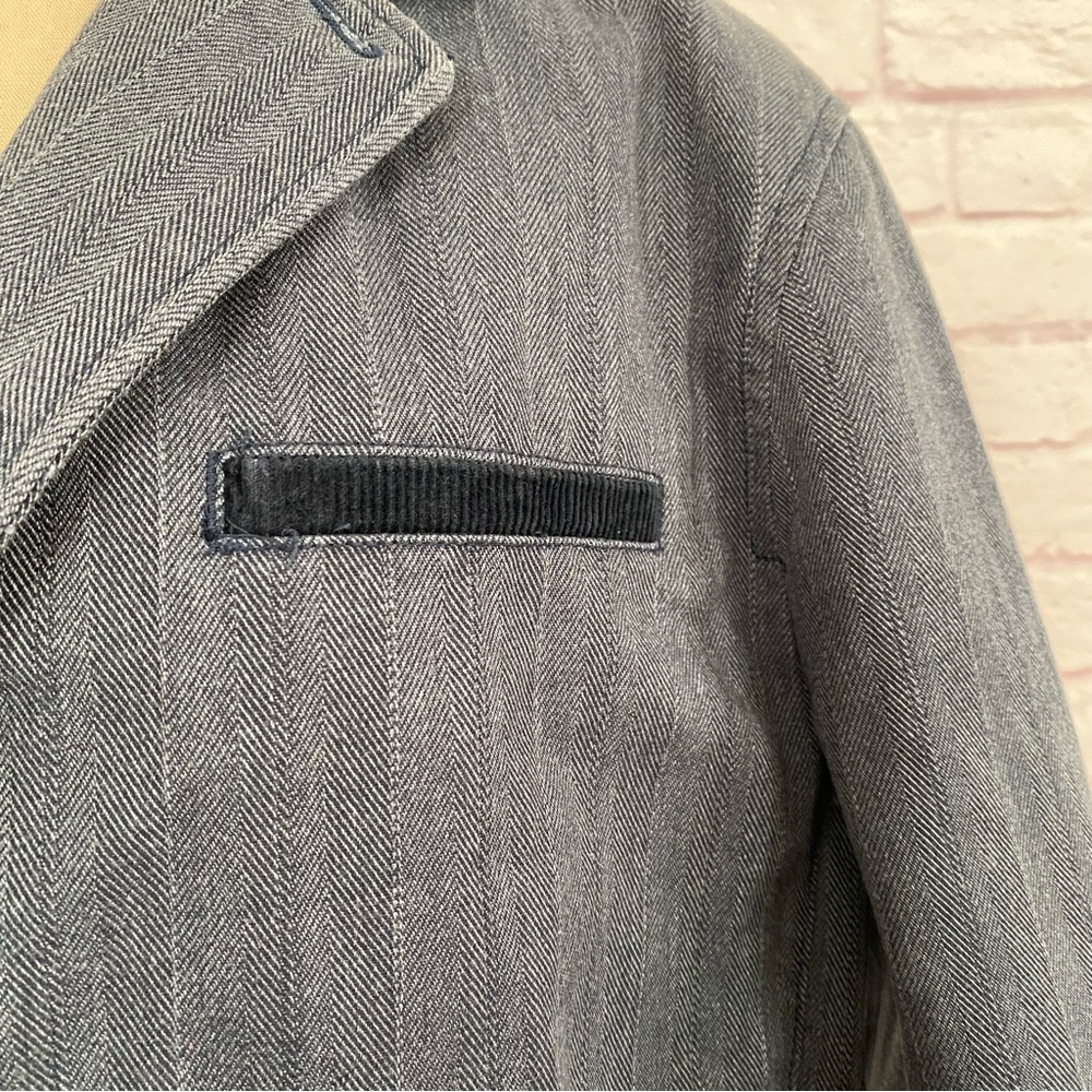 Plugg Men's Y2K Vintage Denim Sports Coat Jacket - Picture 5 of 10
